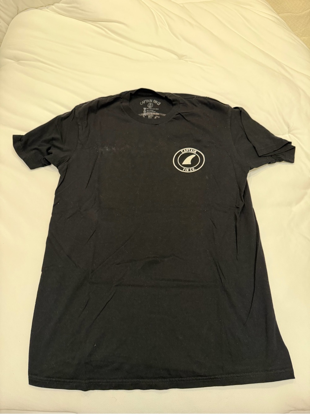 Black Short Sleeve Logo Tee